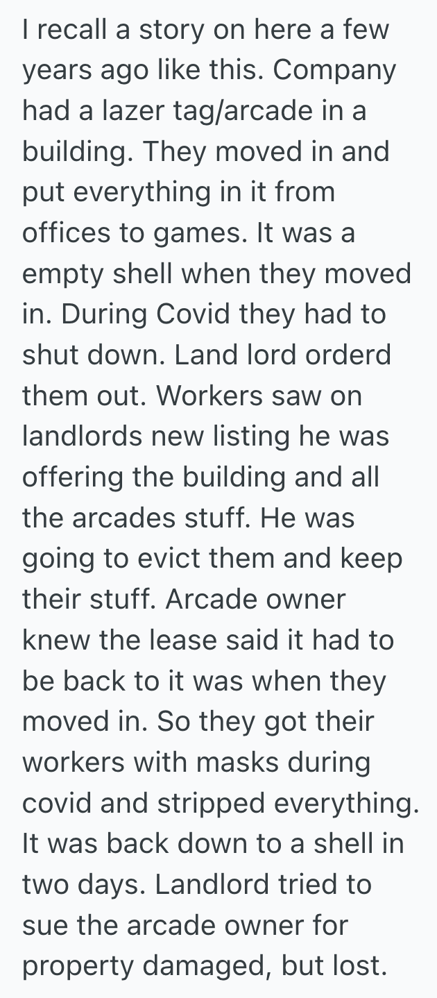 Screenshot 2025 08 15 at 2.24.34 PM Landlord Tried To Steal Tenant’s Successful Zipline Business, So Before They Moved Out, They Stripped The Building Bare And Left The Landlord With Nothing But Empty Walls And Massive Expenses