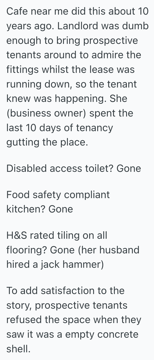 Screenshot 2025 08 15 at 2.29.21 PM Landlord Tried To Steal Tenant’s Successful Zipline Business, So Before They Moved Out, They Stripped The Building Bare And Left The Landlord With Nothing But Empty Walls And Massive Expenses