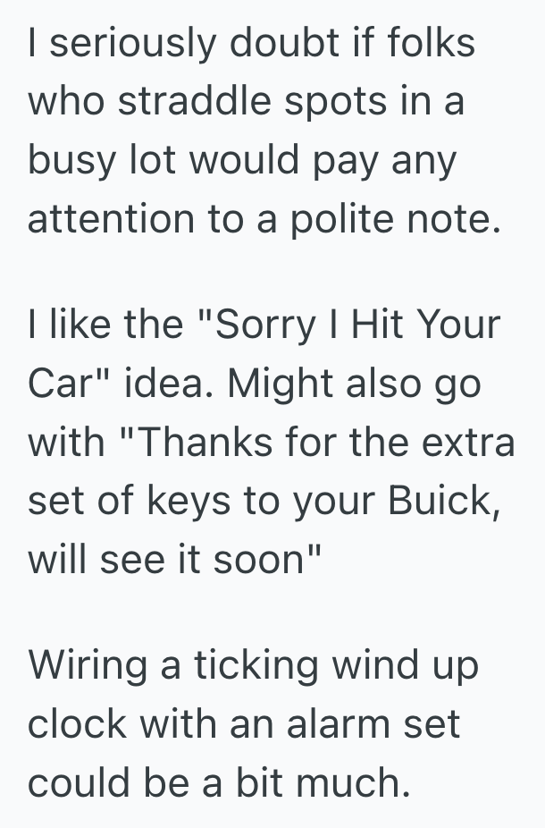 Screenshot 2025 08 15 at 2.55.25 PM He Was Tired Of Cars Blocking Every Spot At His Favorite Takeout Place, So He Left A Note That Turned Frustration Into A Petty And Satisfying Revenge