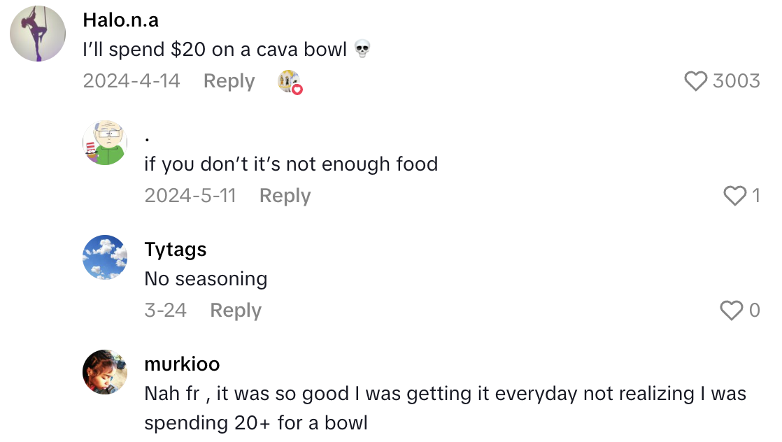 Screenshot 2025 08 16 at 10.28.00 AM Cava Customer Said That The Restaurant Is Vastly Superior To Chipotle