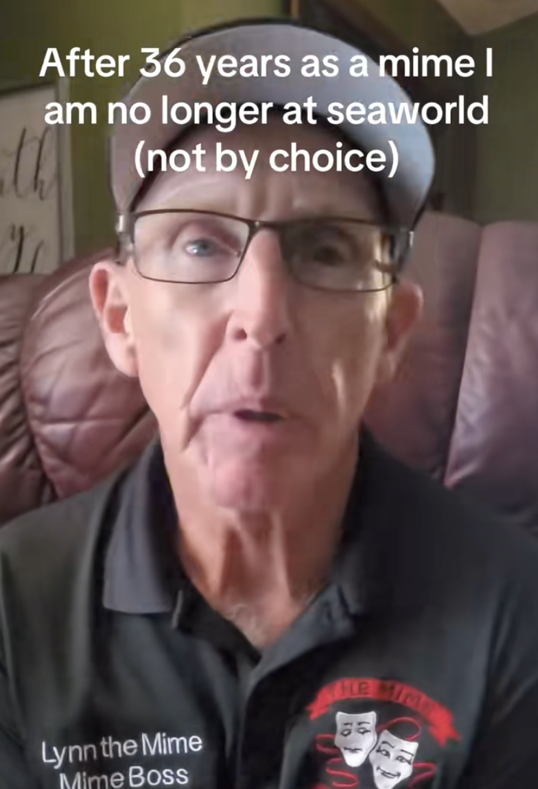 man talking about his job