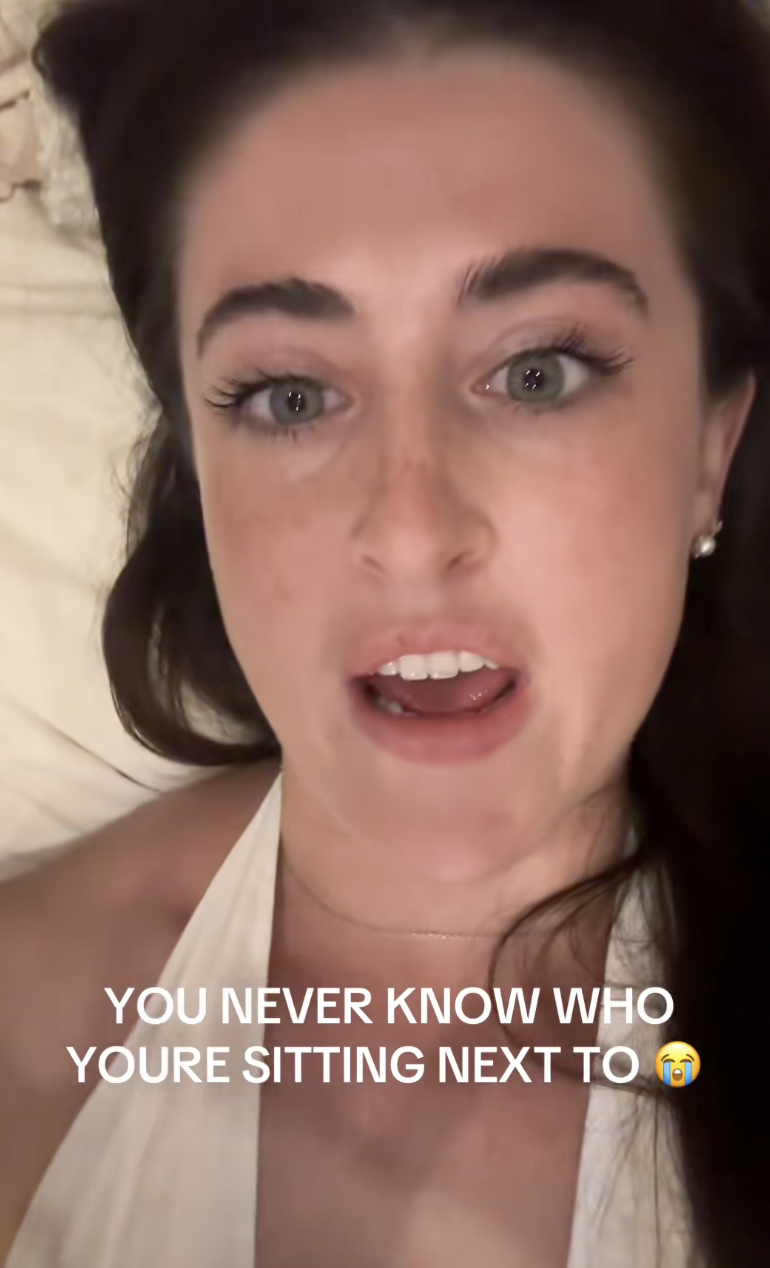 woman talking to tiktok viewers