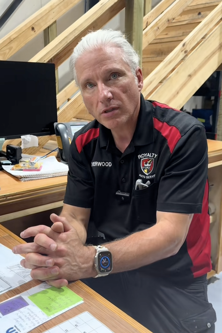 a man talking to tiktok viewers