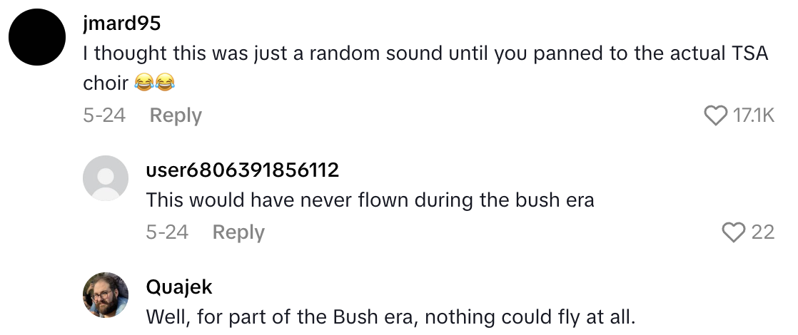 Screenshot 2025 08 17 at 9.06.28 AM A Frustrated Traveler Filmed TSA Agents Singing Instead Of Helping Out Customers