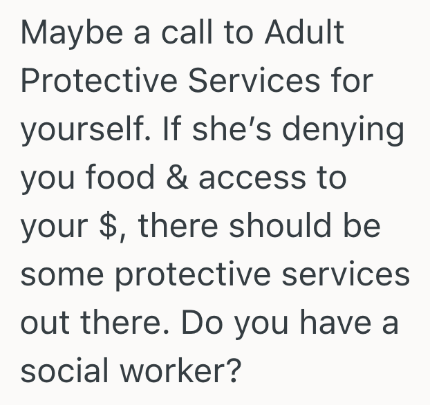 Screenshot 2025 08 19 at 1.38.36 PM Mom Controls Childs Disability Money, But When The Child Asks For The Money To Get Food, Mom Gets Mad