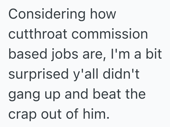 Screenshot 2025 08 20 at 12.48.18 PM Employees Need Business Cards In Order To Get Commission, But One Employee Thought He Could Make Bigger Commissions Using Coworkers Business Cards