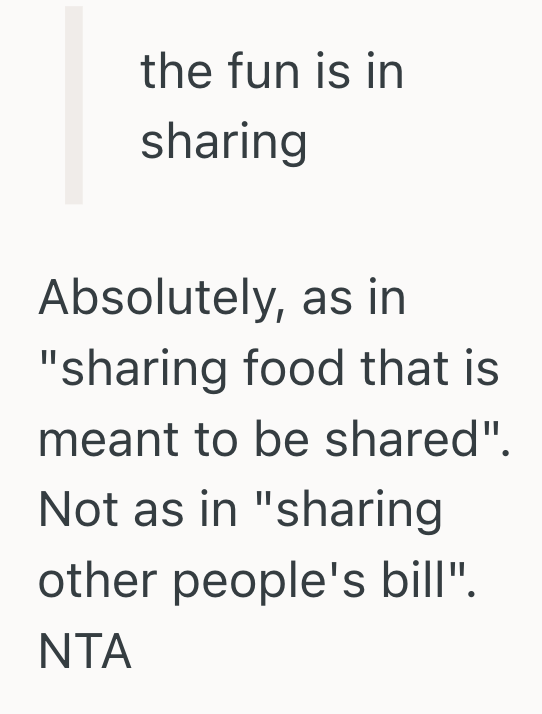 Screenshot 2025 08 21 at 12.14.28 PM Her Colleagues Turned A Casual Work Dinner Into An Overindulgent Feast, But When She Stuck To Her Own Tab, She Became The Office Villain