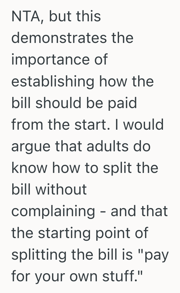 Screenshot 2025 08 21 at 12.15.49 PM Her Colleagues Turned A Casual Work Dinner Into An Overindulgent Feast, But When She Stuck To Her Own Tab, She Became The Office Villain