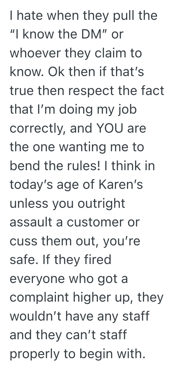 Screenshot 2025 08 21 at 7.35.29 PM Rude Customer Threatened To Call An Employees Manager, But They Called His Bluff And Nothing Ever Came Of It