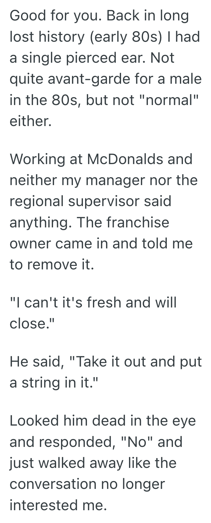 Screenshot 2025 08 22 at 11.51.38 AM Her Boss Tried To Force Her To Remove Her Piercing, So She Found A Clever Loophole That Drove Her Boss Crazy