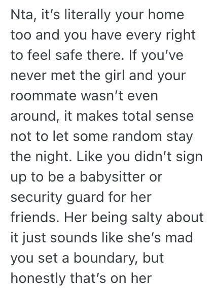 Screenshot 2025 08 22 at 8.33.14 PM College Student Refused To Let A Stranger Stay In Her Apartment, And Now Her Roommate Is Giving Her The Third Degree