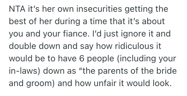 Screenshot 2025 08 23 at 11.08.55 AM Woman Decided Not To Give Special Roles To Her Parents New Partners At Her Wedding, So Her Stepmother Complained And Said She Was Hurt