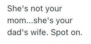 Screenshot 2025 08 23 at 11.09.36 AM Woman Decided Not To Give Special Roles To Her Parents New Partners At Her Wedding, So Her Stepmother Complained And Said She Was Hurt