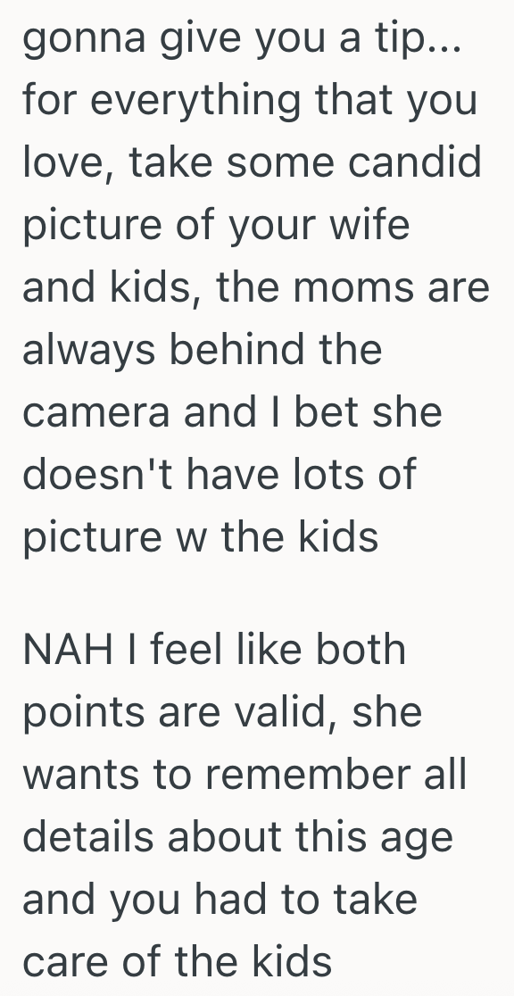 Screenshot 2025 08 25 at 1.14.07 PM Dad Goes On Vacation With His Kids, But His Wife Is Really Upset That He Didnt Take Very Many Pictures