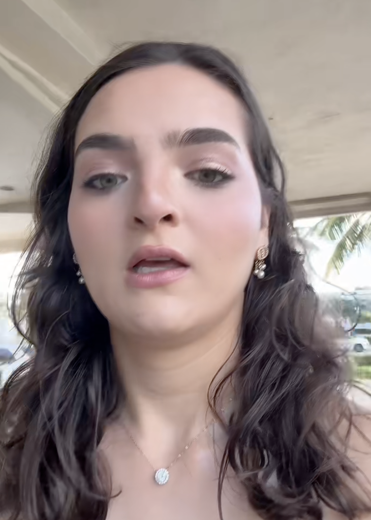 woman talking to tiktokkers