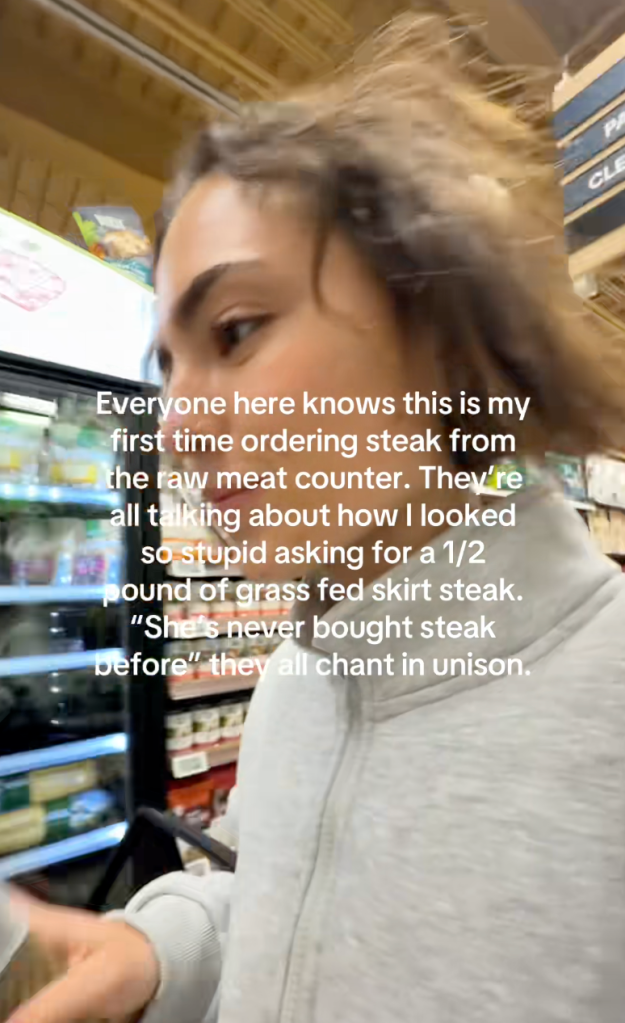 woman at a grocery store