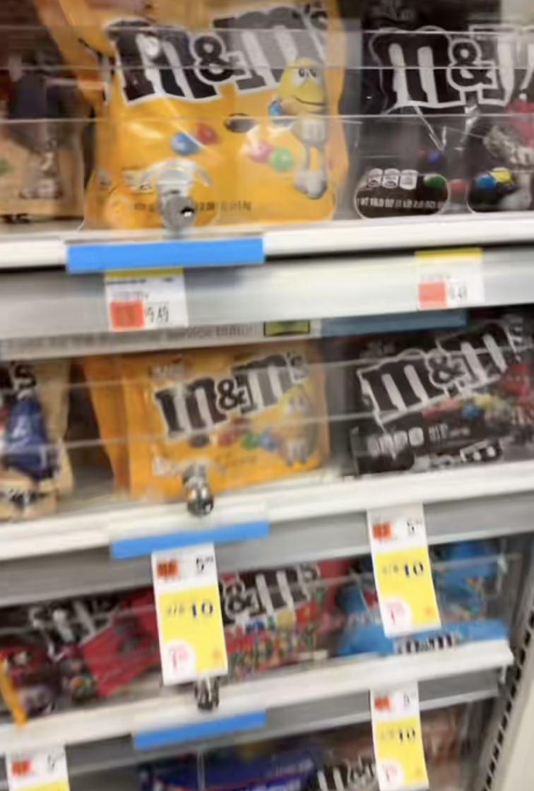 m&s locked up in a store