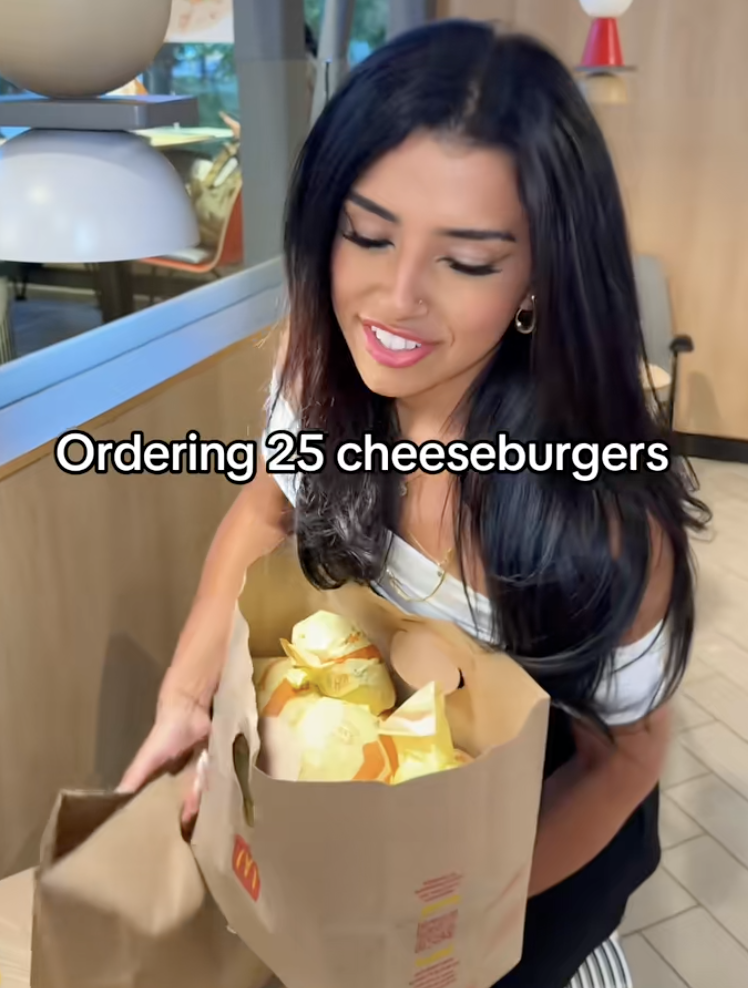 woman at a restaurant