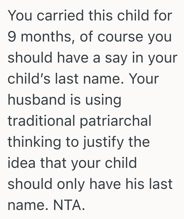 Screenshot 2025 08 25 at 12.13.24 PM Couple Argues About What Last Name To Give Their Child, And When They Finally Make A Decision, The Husbands Mom Complains