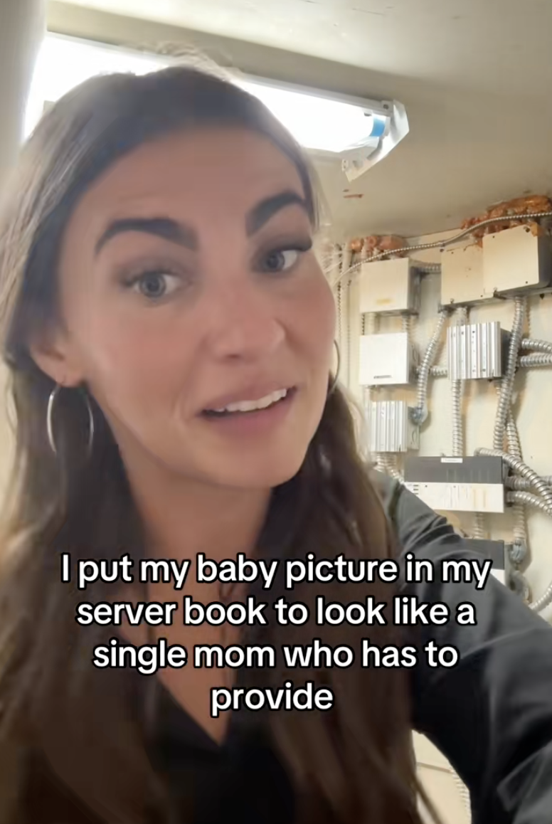 woman talking to tiktokkers