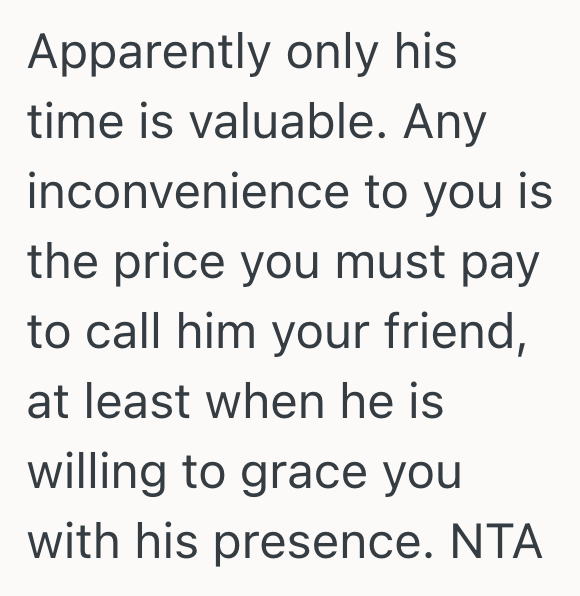 Screenshot 2025 08 25 at 12.57.57 PM He Bailed On His Friend And Their Plans At The Last Minute, And Now Theyre Mad At Each Other
