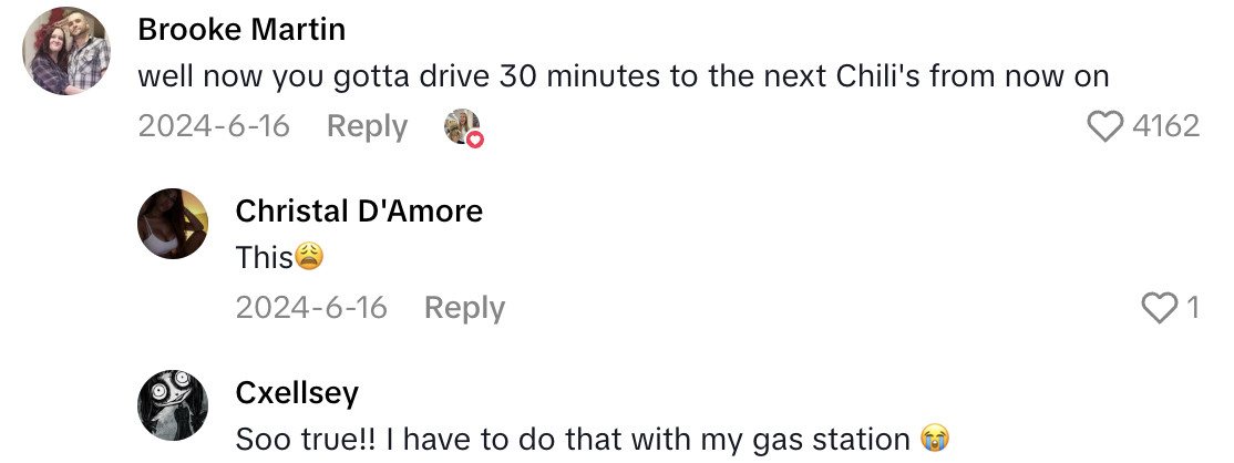 Screenshot 2025 08 25 at 2.26.32 PM A Customer Said A Chilis Worker Made Her Feel Uncomfortable When She Dined In Alone