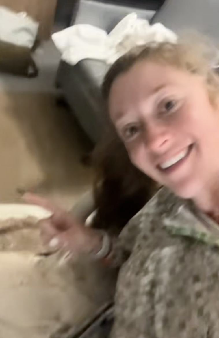 woman in a delivery room