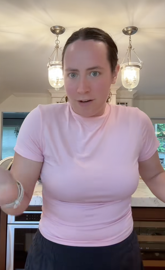 woman in her kitchen