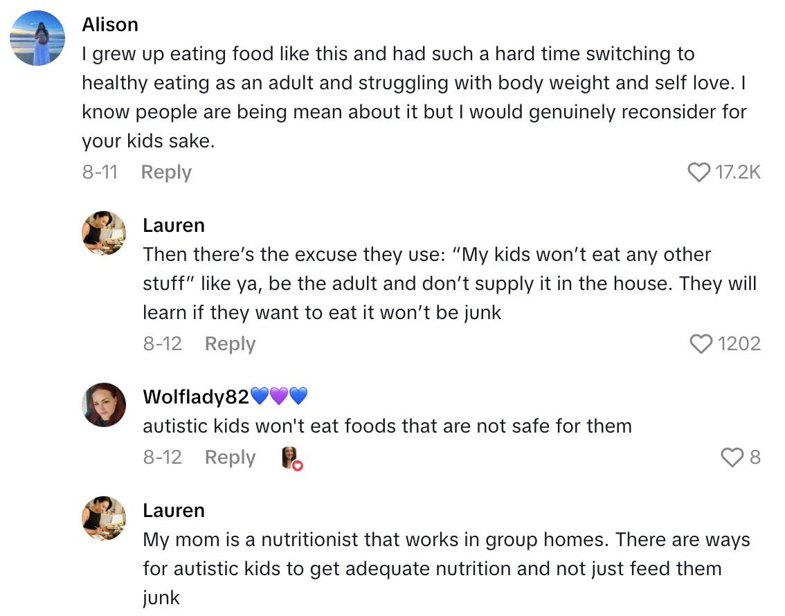 Screenshot 2025 08 25 at 8.39.32 AM A Mom Spent Nearly $500 On Groceries For Her Family, And Showed TikTok Viewers What She Bought