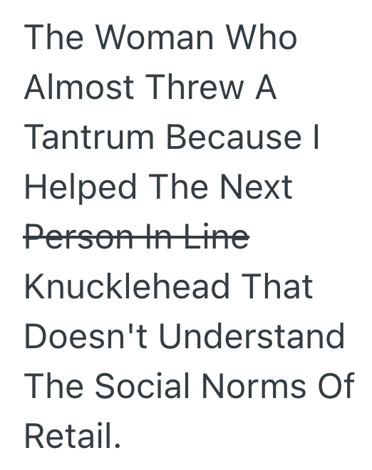 Screenshot 2025 08 26 at 10.48.12 PM Customer Tries To Cut The Line, But The Employee Isnt About To Let That Happen And Puts Her In Her Place