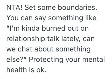 Screenshot 2025 08 26 at 12.11.49 PM Woman Is Exhausted From Her Friend’s Endless Relationship Drama, So Now Shes Wondering If Pulling Away Makes Her A Bad Friend