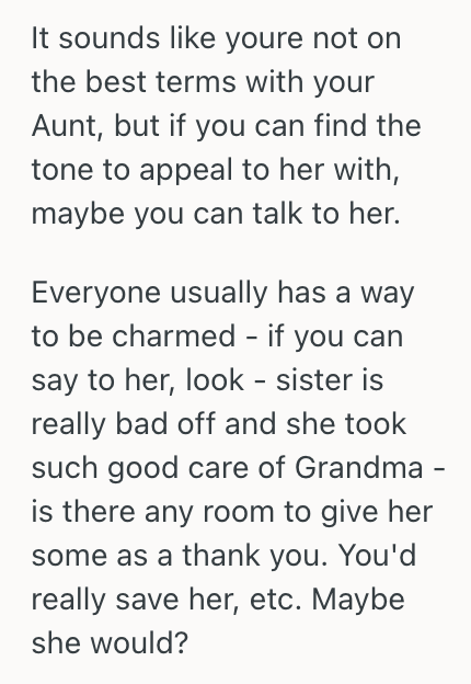 Screenshot 2025 08 26 at 3.51.53 PM Woman Learned The Truth About Her Grandma’s Inheritance, So Shes Torn Between Telling Her Sister Or Staying Silent