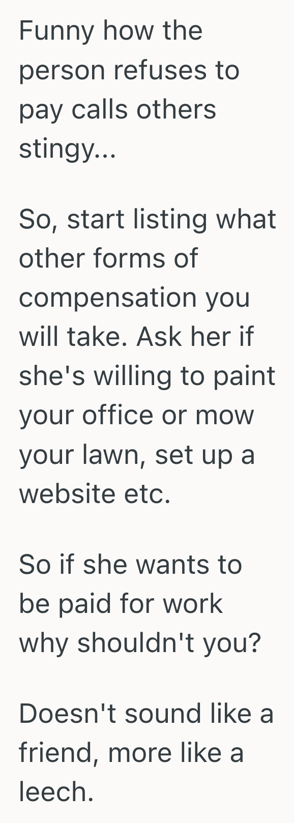 Screenshot 2025 08 26 at 5.24.29 PM Massage Business Owner Declined To Give Free Massages, So Her Entitled Friend Began To Turn The Rest Of Their Peers Against Her