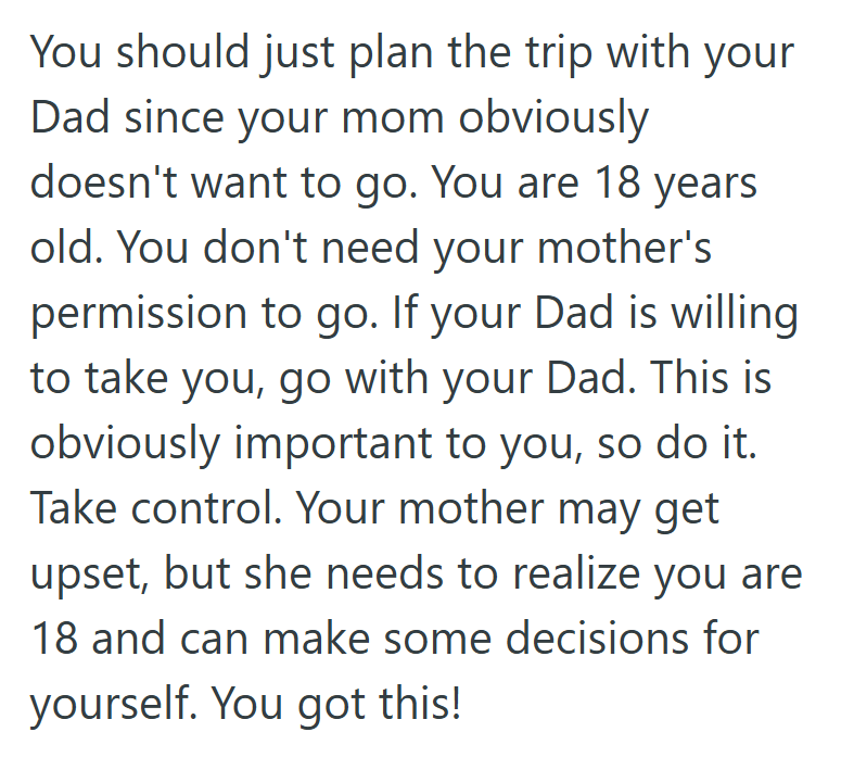 Screenshot 2025 08 27 121357 Her Mom Refused To Take Her To The City To Get A Prom Dress, So She Threatened To Buy The Dress With Her Dad Instead