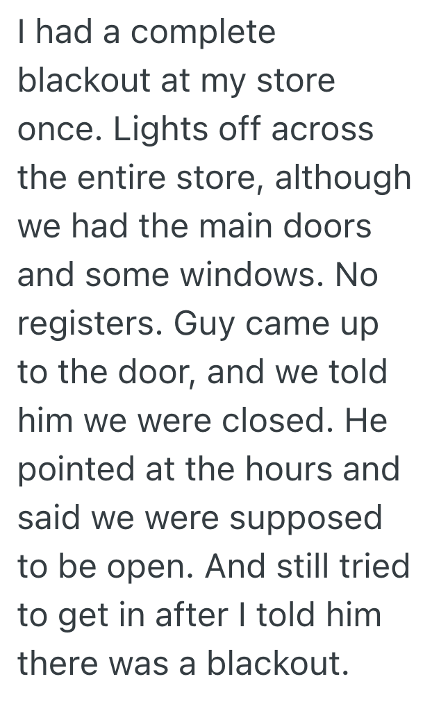 Screenshot 2025 08 27 at 10.28.35 AM Customer Is Annoyed That A Store In The Mall Isnt Open Yet, So He Asks The Employee To Open Early