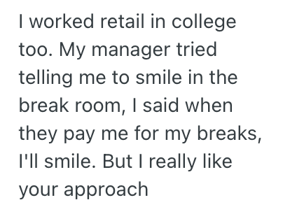 Screenshot 2025 08 27 at 11.07.56 AM Her Manager Told Her To Smile More, So She Took His Request Literally... Until It Became Creepy