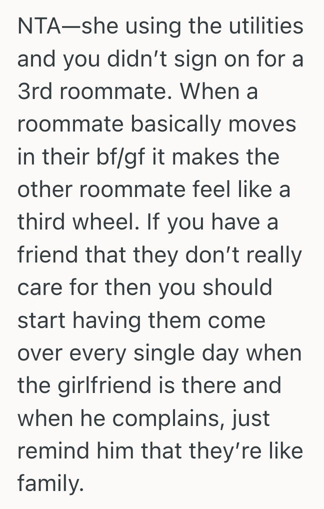 Screenshot 2025 08 27 at 11.14.43 AM His Roommate Let His Girlfriend Practically Move In Without Paying Rent, So A Renters Easy Living Situation Turned Into A Daily Struggle
