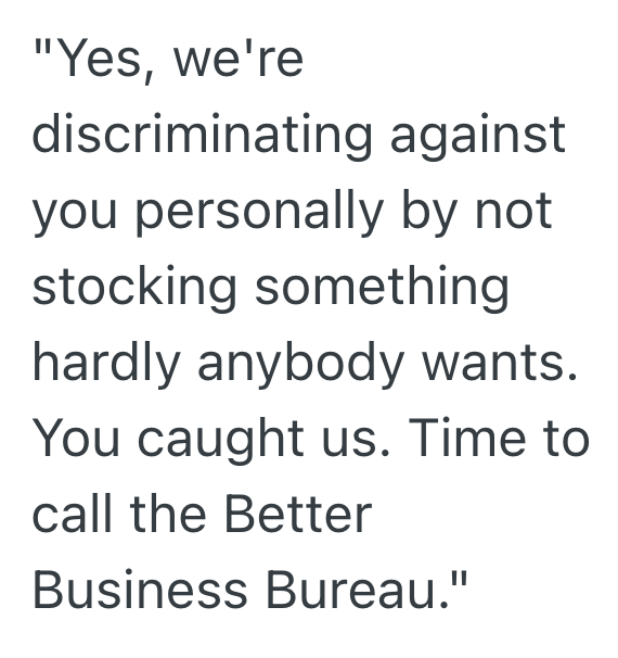 Screenshot 2025 08 27 at 3.28.00 PM Customer Has Trouble Finding A Product At The Grocery Store, But She Doesnt Seem To Accept The Employees Explanation