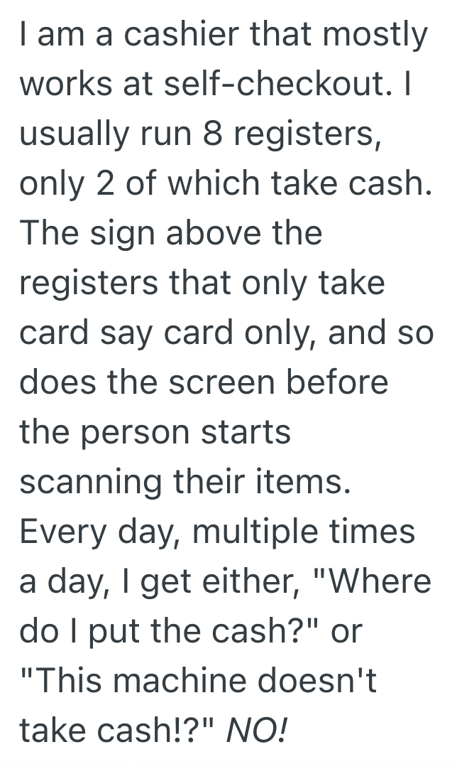 Screenshot 2025 08 27 at 4.04.58 PM Customer Comes In Every Thursday And Wants To Order Hot Foods From The Deli, But The Deli Has Been Closed On Thursdays For Two Years