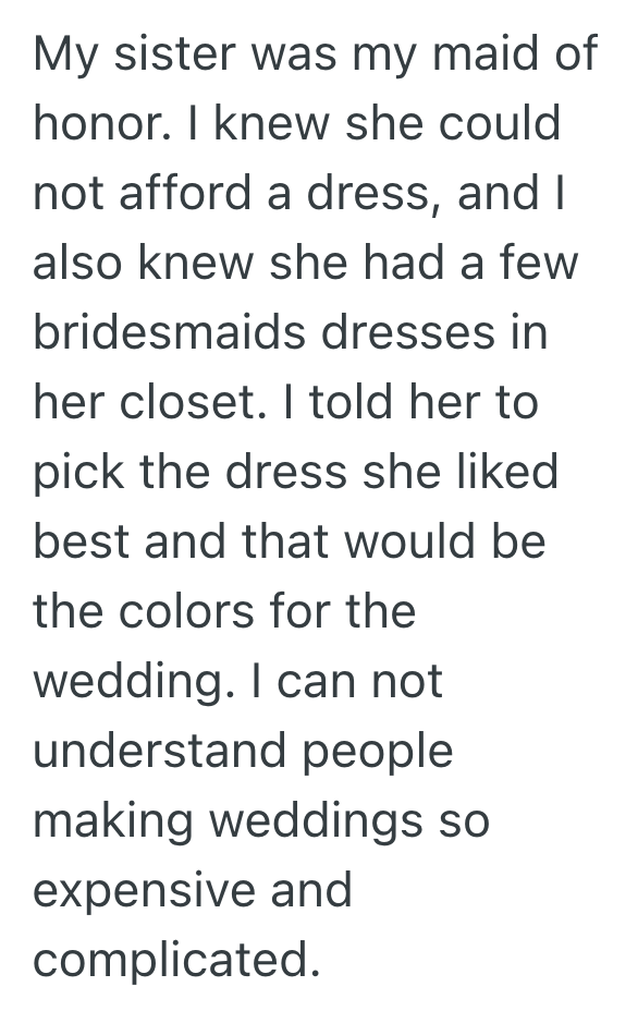 Screenshot 2025 08 28 at 12.43.00 PM She Turned Down Her Best Friend’s Bridesmaid Request Because It Was Too Expensive, But Now Her Friend Is Accusing Her Of Ruining Her Special Day