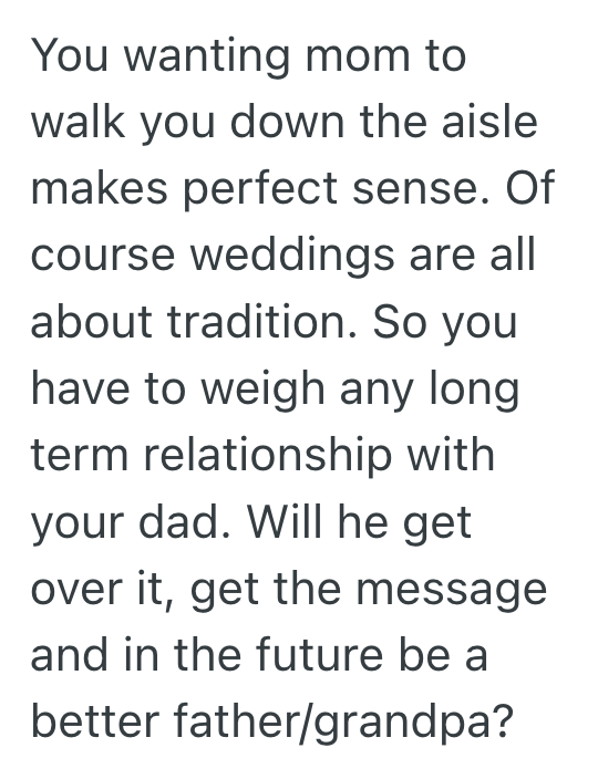 Screenshot 2025 08 28 at 2.34.02 PM Brides Father Walked Out When She Was Young, Which Left Her Mom To Raise Her Alone. So When He Demanded To Walk Her Down The Aisle It Put Her In A Tough Spot.