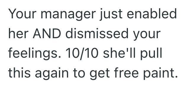Screenshot 2025 08 28 at 9.35.44 PM She Chose A Paint Color For Her House, But Came Back And Said It Was Not What She Ordered, So The Manager Gave Her Two Free Cans