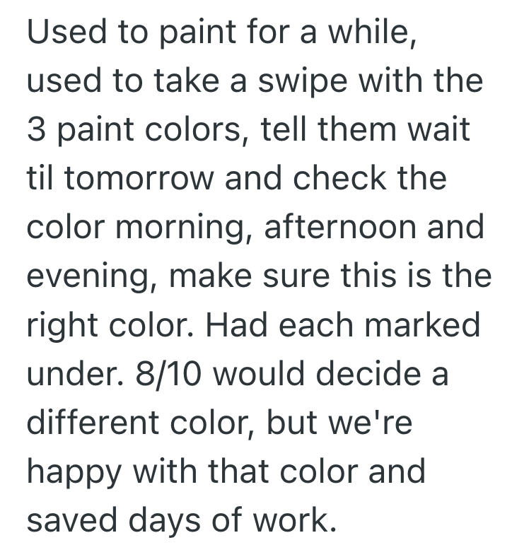 Screenshot 2025 08 28 at 9.37.06 PM She Chose A Paint Color For Her House, But Came Back And Said It Was Not What She Ordered, So The Manager Gave Her Two Free Cans