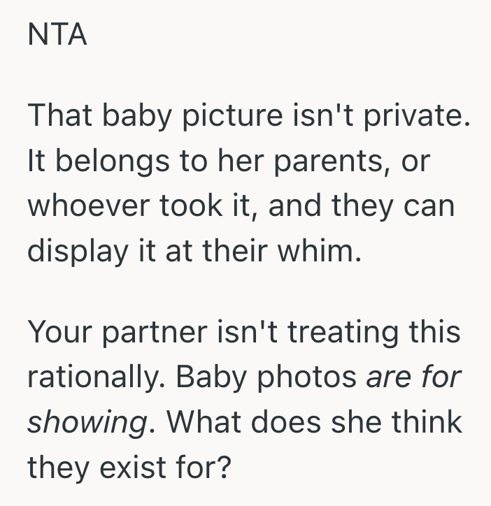 Screenshot 2025 08 29 at 8.37.01 AM His Girlfriend Has A History Of Overreacting, And Now Shes Lashing Out At Him For Looking At A Baby Photo Of Her
