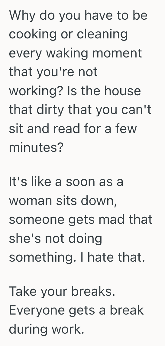 Screenshot 2025 08 30 at 3.21.40 PM He Worked Grueling Ten Hour Days While She Had A Cushy Remote Role, So He Got Angry When She Didn’t Spend Her Downtime Cleaning And Cooking