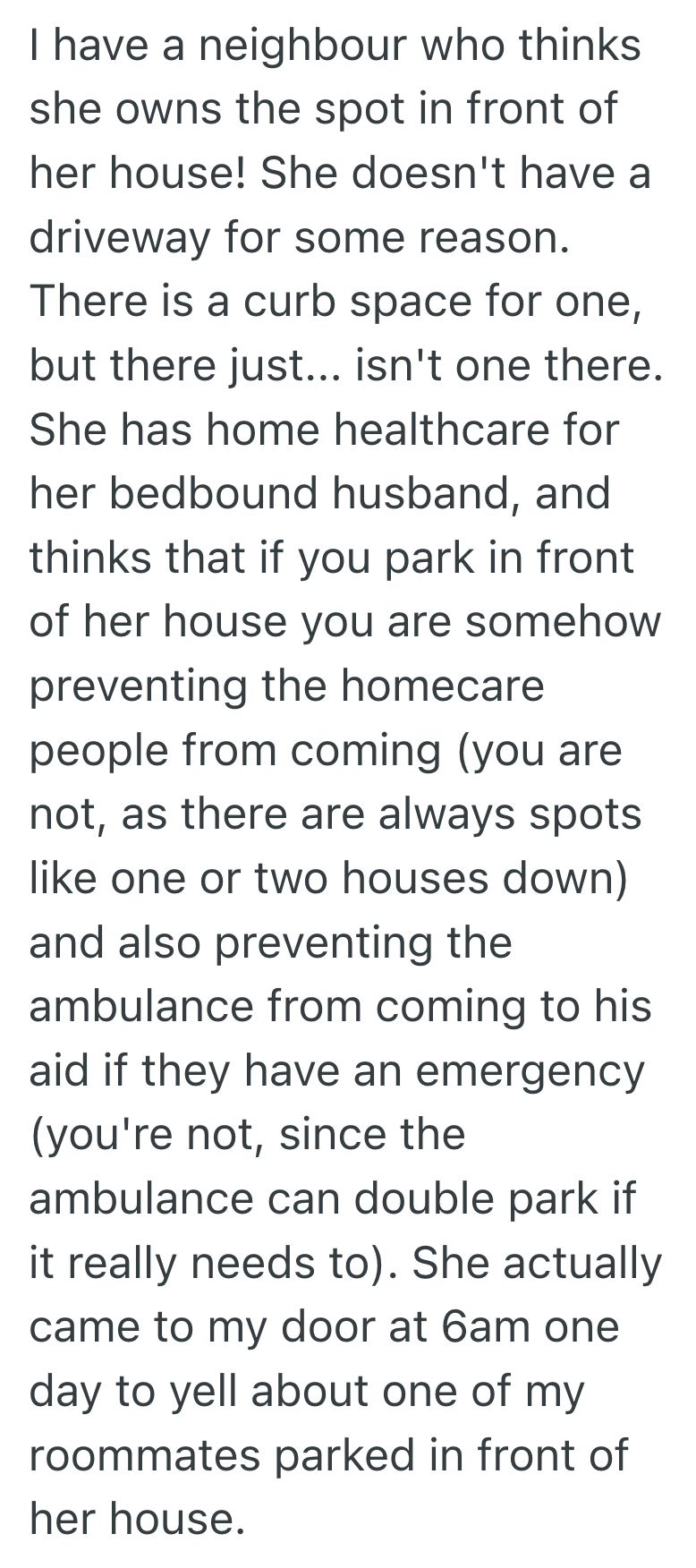 Screenshot 2025 08 30 at 9.00.38 PM A Home Health Worker Followed Parking Rules, But A Rude Man With A Loud Horn Tried To Intimidate Her Into Moving Out Of Her Spot