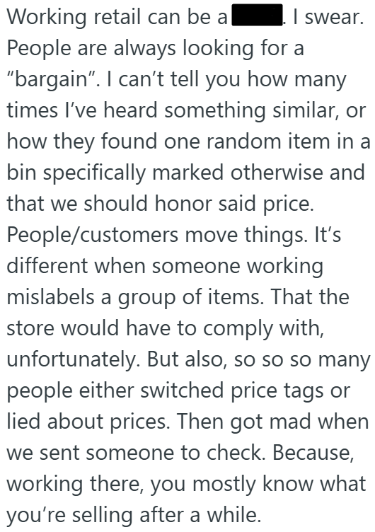 Screenshot 1b 034183 Customer Told The Manager He Refused To Pay More For A Designer Bag Because He Didnt Know The Brand, Leaving Everyone Baffled