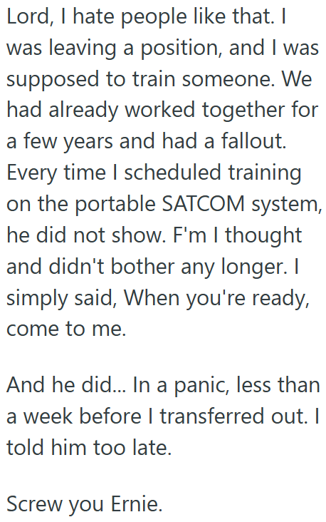 Screenshot 2 aae0bb Her Colleague Was In Charge Of Training Her For A New Role But Tried Sabotaging Her Instead, So She Decimated Her Plans