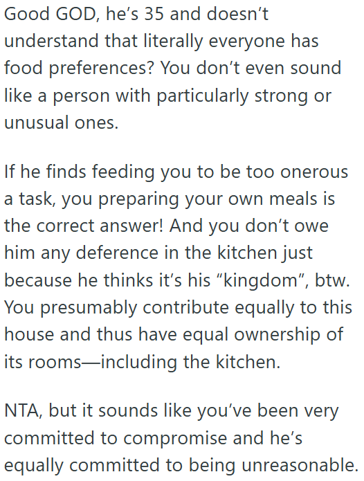 Screenshot 3 bf0202 His Partner Loves To Cook, But Even After Offering Solutions For His Sensitivites, His Partner Still Called Him Ungrateful