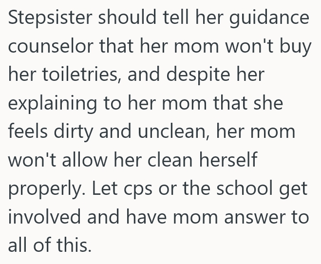 Screenshot 4 2ad809 Her Stepmother Lets Her Be, But Her Stepsister Must Abide By Strict All Natural Rules, And It Seems Like Its Going To Cost Her
